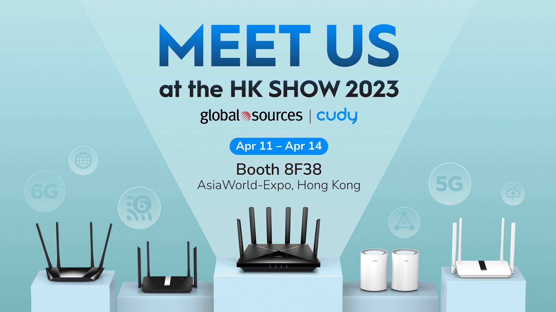 Cudy apresentará os produtos mais recentes na Global Source Hong Kong