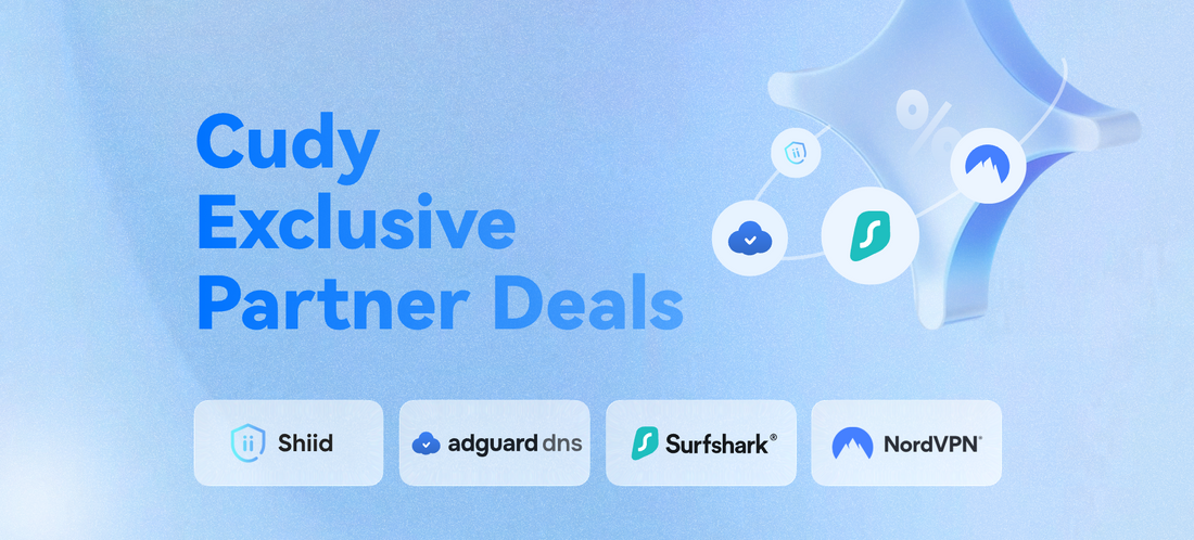 Cudy's Exclusive Partner Deals on Ad Blocking & VPN