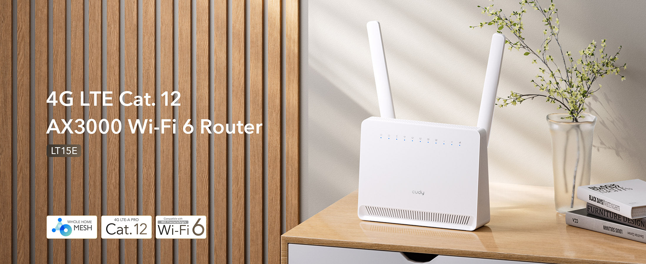 4G Cat 12 AX3000 Wi-Fi 6 Router, LT15E 1.0 – Cudy