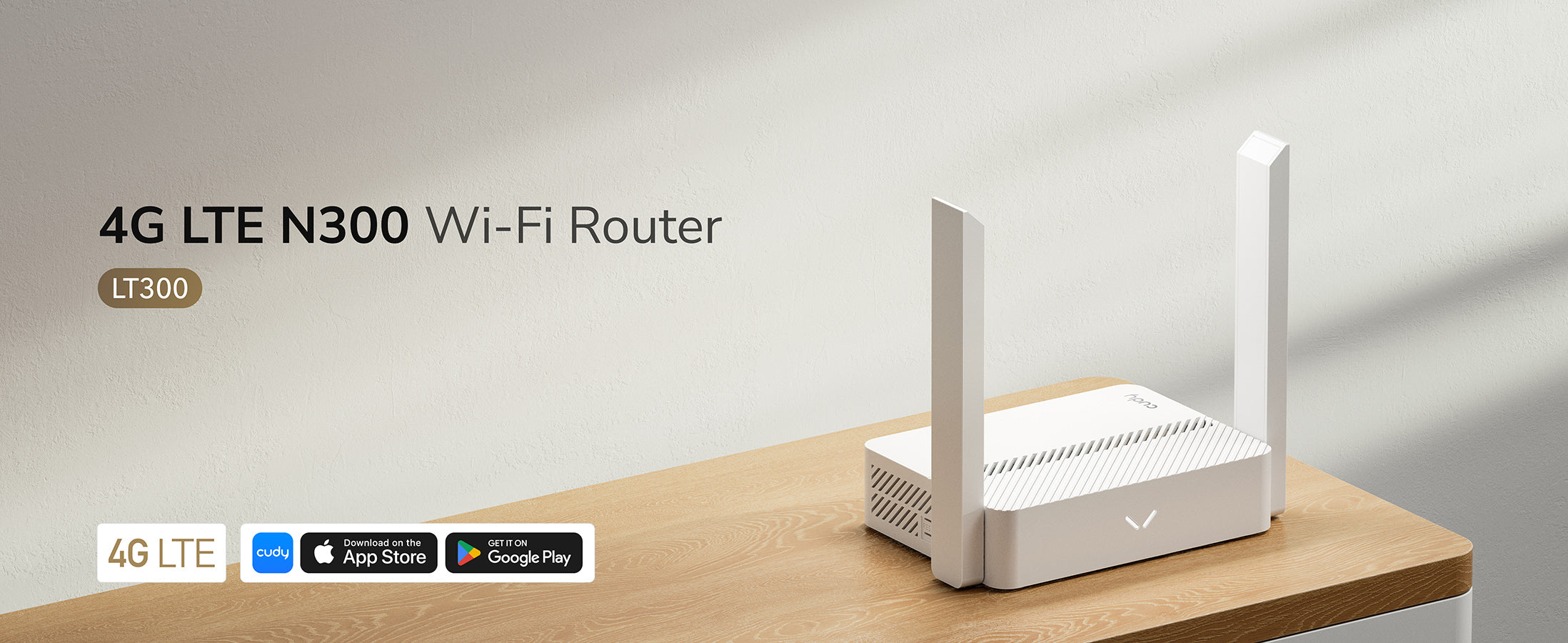 4G N300 Wi-Fi Router, LT300 2.0 – Cudy