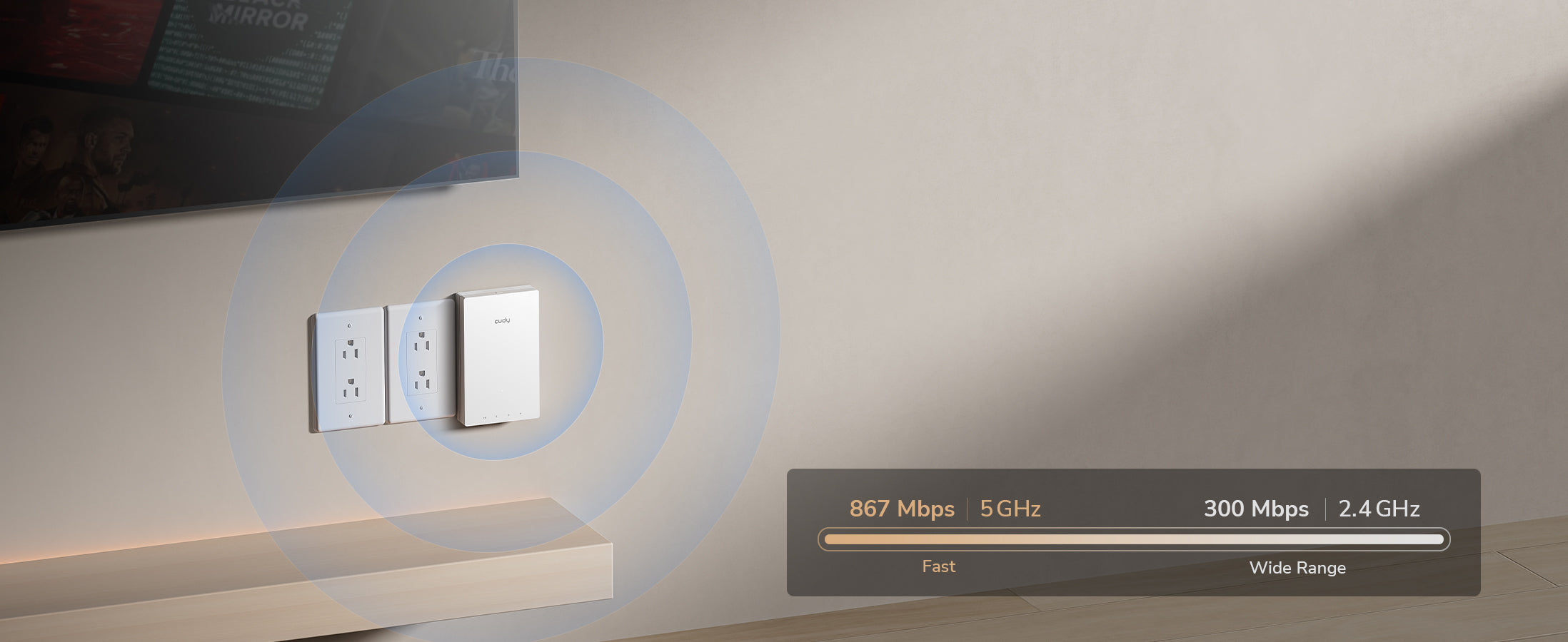 Cudy AP1300 Wall deployment scenarios