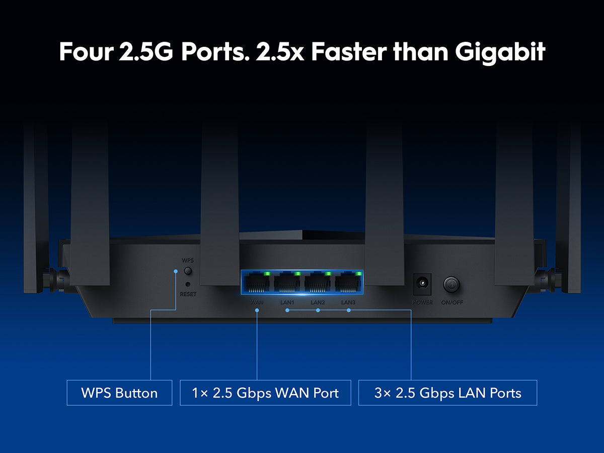 Be1brr Router BE11000 2.5G Tri-Band Mesh Wi-Fi 7 Router, WR11000 1.0 – Cudy