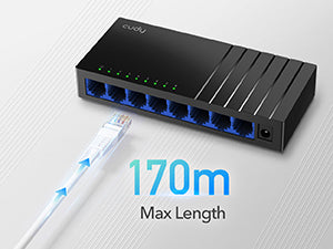 מתג 8 פורטים Cudy GS108D Gigabit