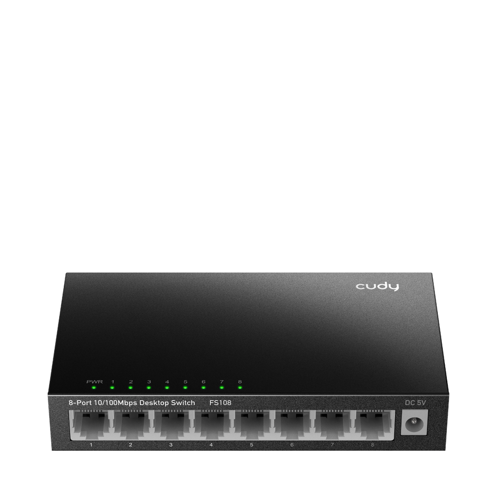 CUDY FS108 8-Port 10/100 Mbps Metal Switch