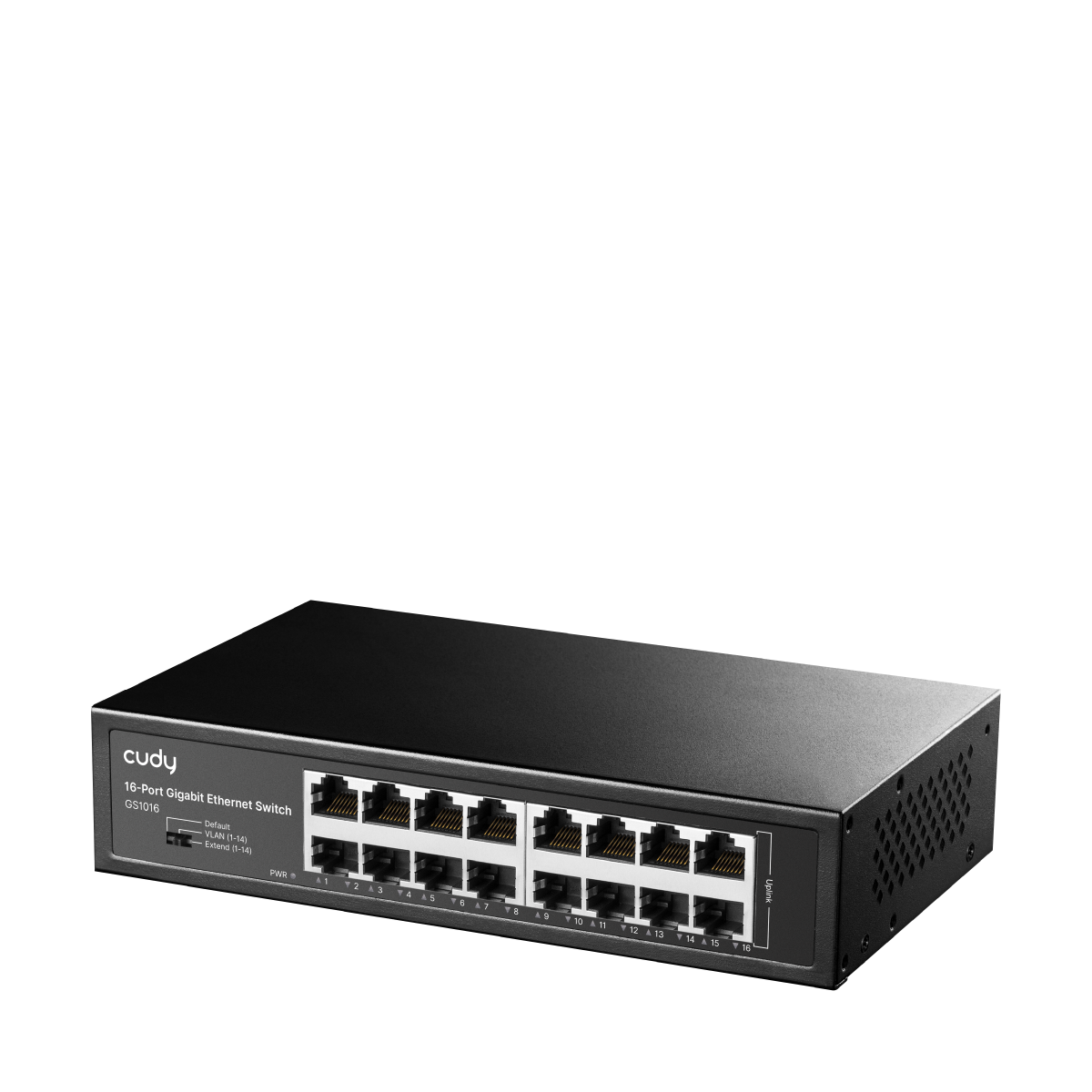 16 portos gigabites nem menedzselt switch, GS1016 5.0