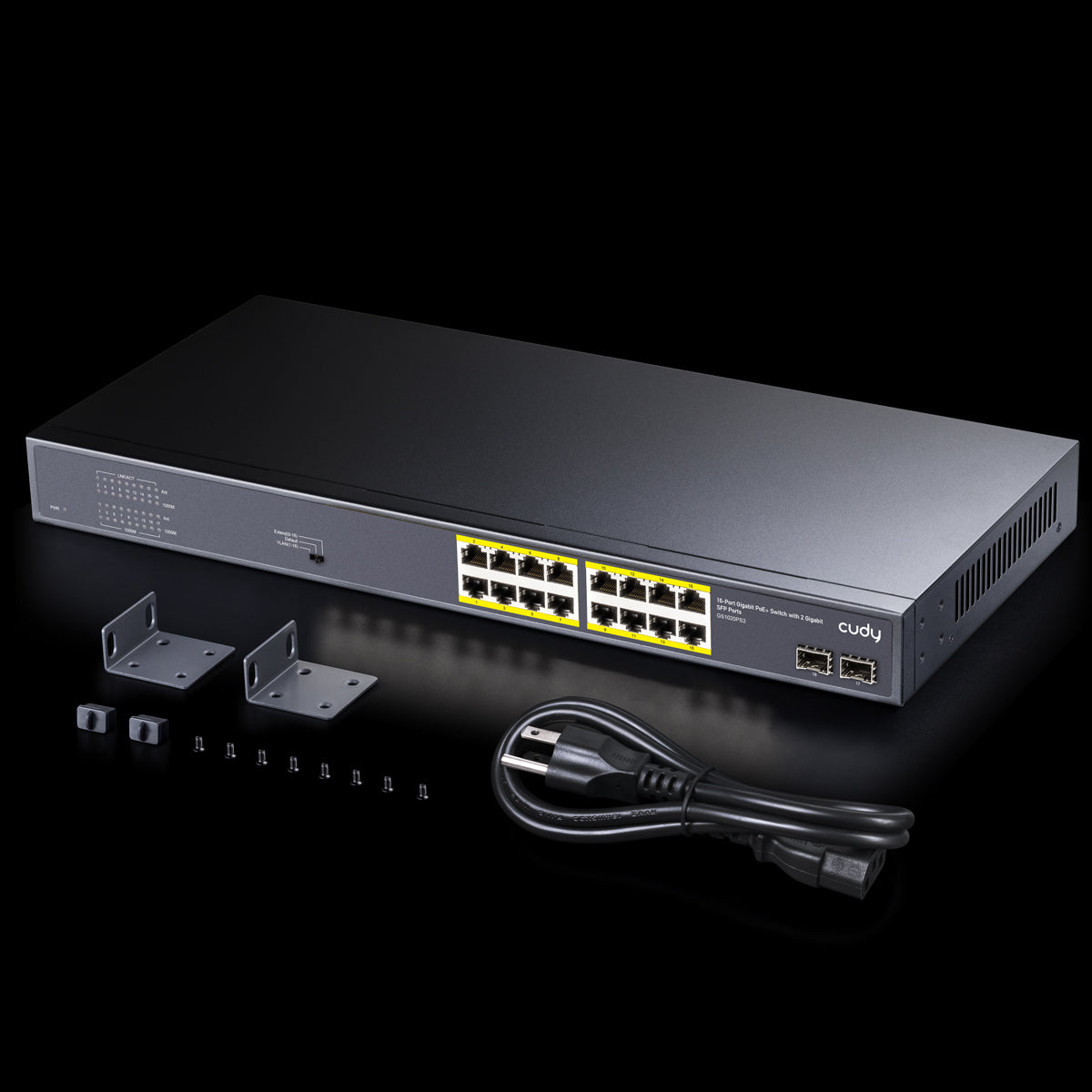 16-GbE PoE Switch with 2 Uplink SFP, GS1020PS2 2.0 – Cudy