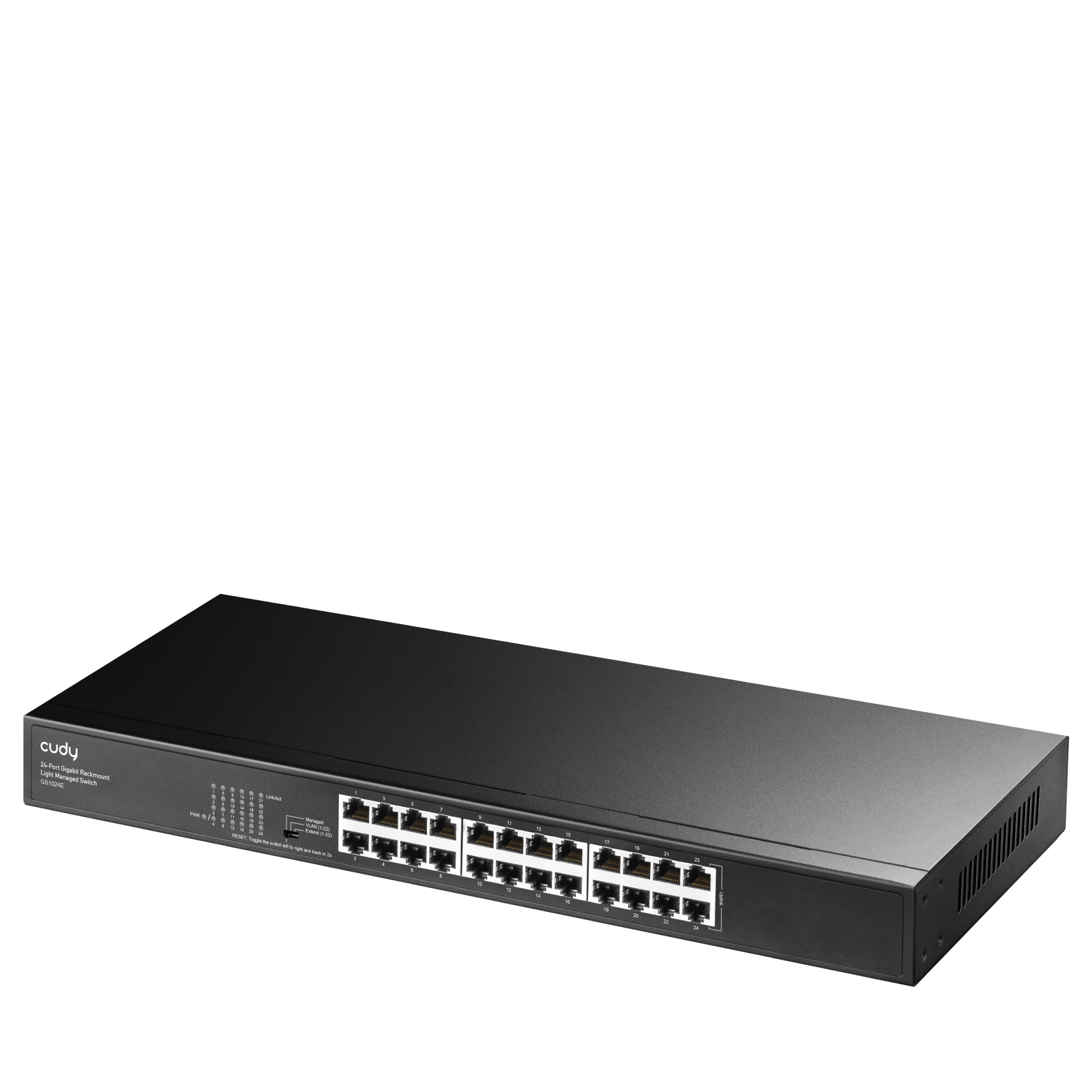 24-Port Gigabit Rackmount Light Managed Switch, GS1024E 1.0 – Cudy