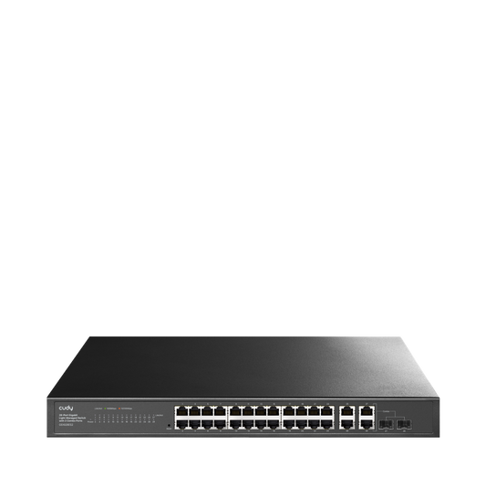 Commutateur Gigabit Light-Managed 28 ports avec 2 SFP, GS1028ES2 1.0