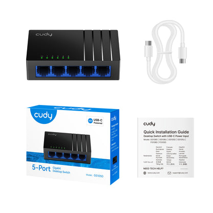 5-Port Gigabit Desktop Switch, GS105D 7.0