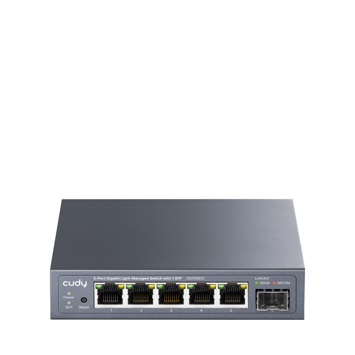 5-Port Gigabit Light-Managed Switch with 1 SFP, GS105ES1 1.0