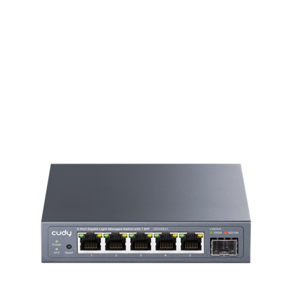 5-Port Gigabit Light-Managed Switch with 1 SFP, GS105ES1 1.0