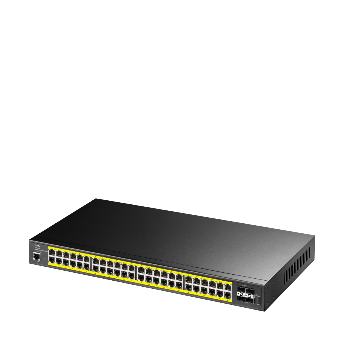 48-Port Gigabit Managed PoE++ Switch with 4 10G SFP+, GS2048PS4 48-Port Gigabit Managed PoE++ Switch with 4 10G SFP+, GS2048PS4