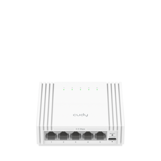 5-Port 2.5G Light-Managed Switch with USB-C Power Input, HS105U 1.0