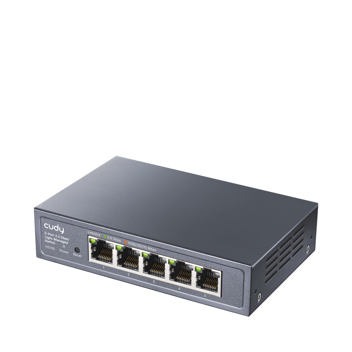 Commutateur géré par la lumière 5 ports 2,5 G, HS105 3.0