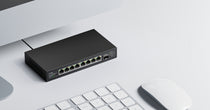 Коммутатор линейки Easy-Managed <nowrap>с 8 портами</nowrap> 2,5 Гбит/с и портом SFP+, HS108ES1 1.0