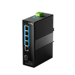 5-Port Gigabit Industrial Light-Managed PoE+ Switch with 1 SFP, IG1005EPTS1 1.0