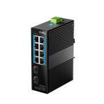 8-Port Gigabit Industrial Light-Managed PoE+ Switch with 2 SFP, IG1008EPS2 1.0