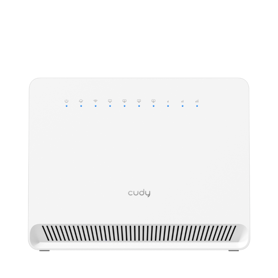 Cudy LT400E ראוטר 4G N300 לבן Nano SIM 4 Ethernet
