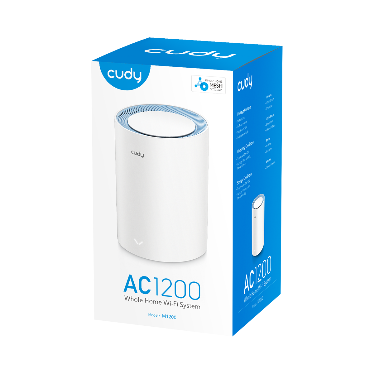 Cuddy Mesh AC1200 Mesh Wi-Fi System, M1200 1.0 – Cudy