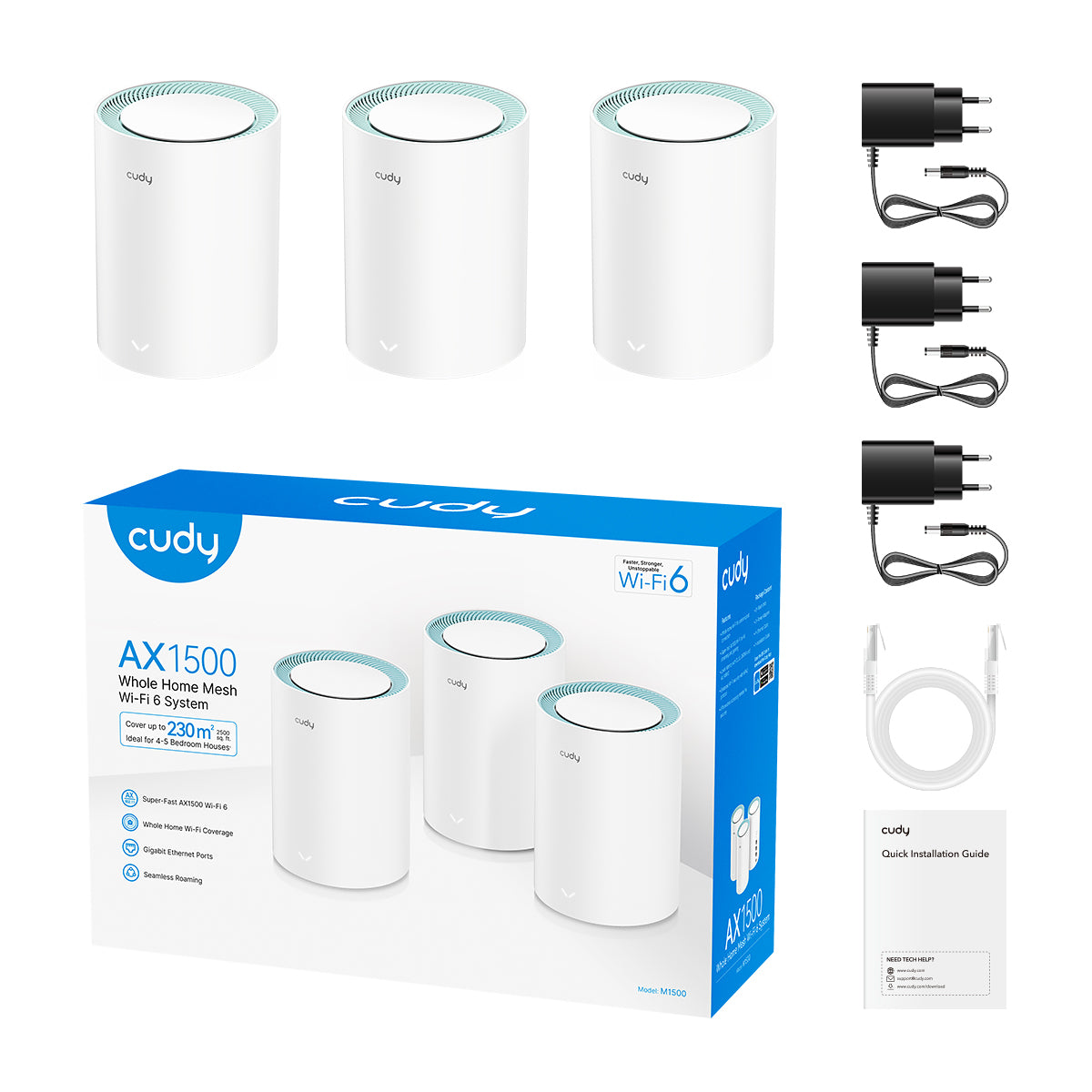 Cudy P2 SA/NSA AX3000 Wi-Fi 6 voor het hele huis, 5G mobiele router, MU-MIMO, ontgrendelde simslot, app en Cudy Mesh, VPN-server en klantenservice Cudy P2 SA/NSA AX3000 Wi-Fi 6 voor het hele huis, 5G mobiele router, MU-MIMO, ontgrendelde simslot, app en Cudy Mesh, VPN-server en klantenservice