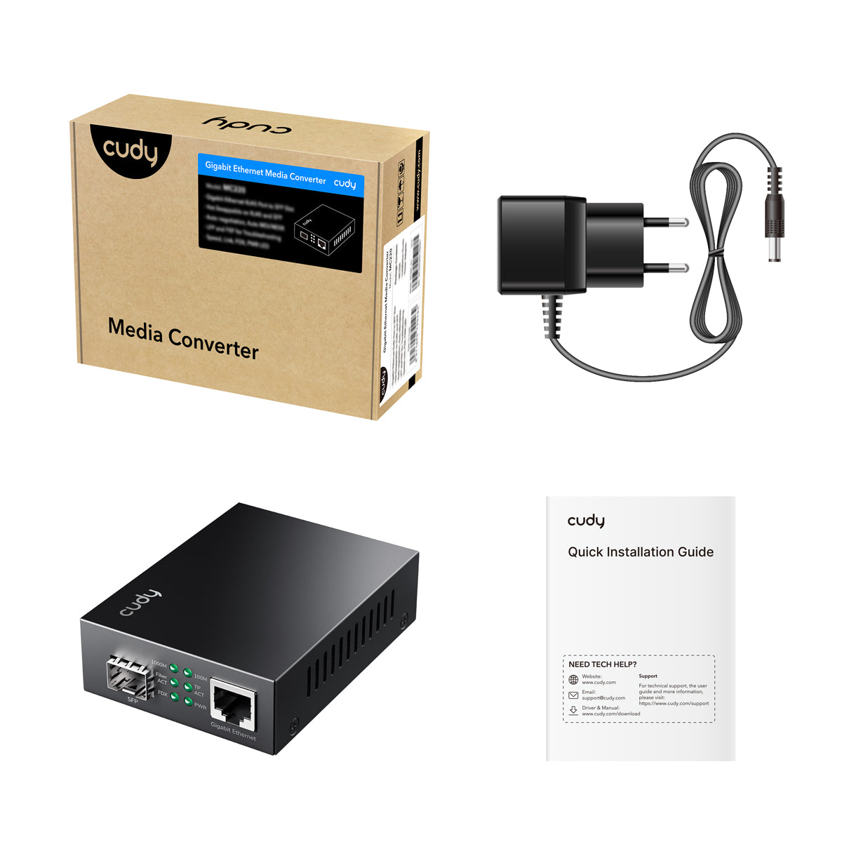 Gigabitinio eterneto laikmenos keitiklis, MC220 2.0