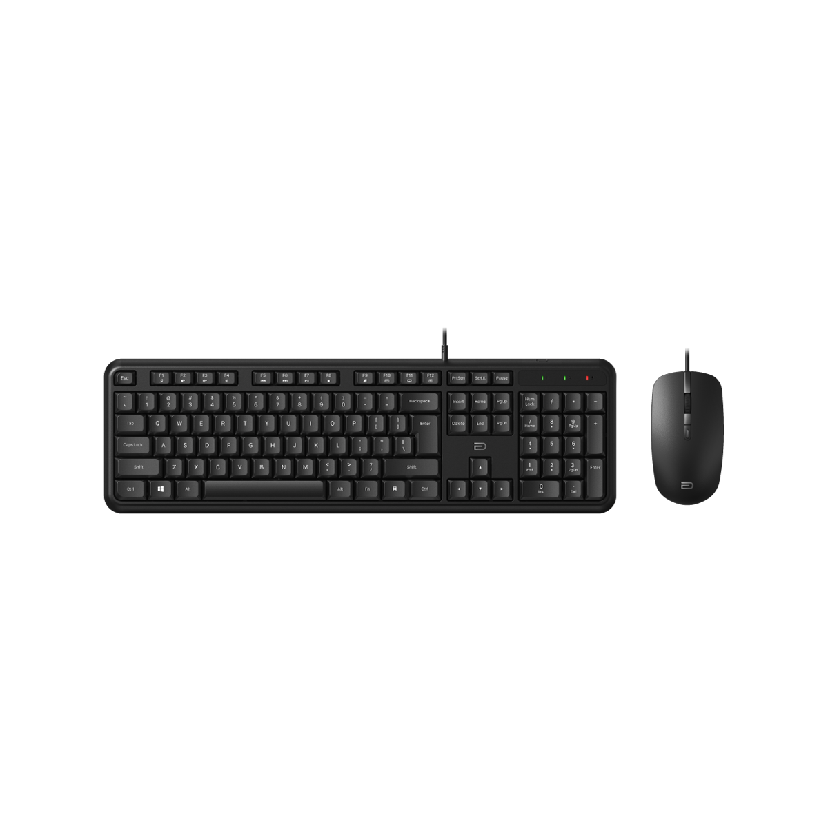 Silent Wired Keyboard and Mouse Combo, MK100 1.0