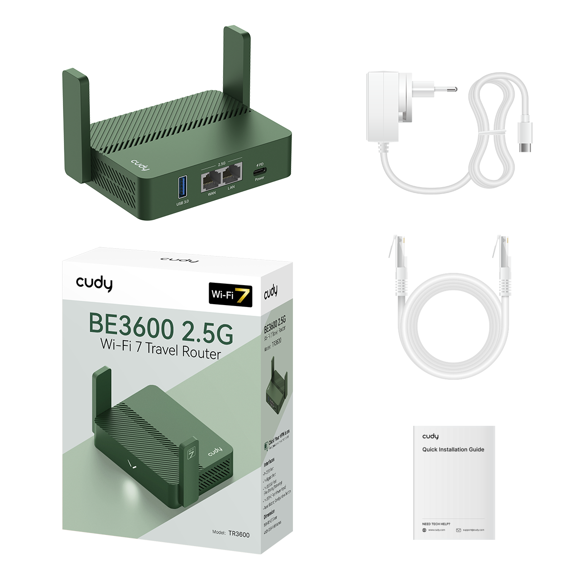 BE3600 2.5G Wi-Fi 7 Travel Router, TR3600 1.0