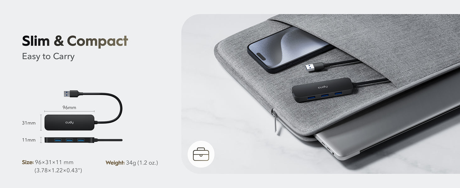 מפצל USB-A 3.0 Hub 4-Port מבית Cudy