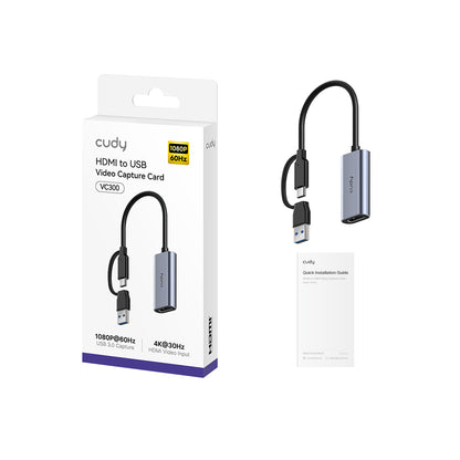 HDMI to USB Video Capture Card, VC300 1.0