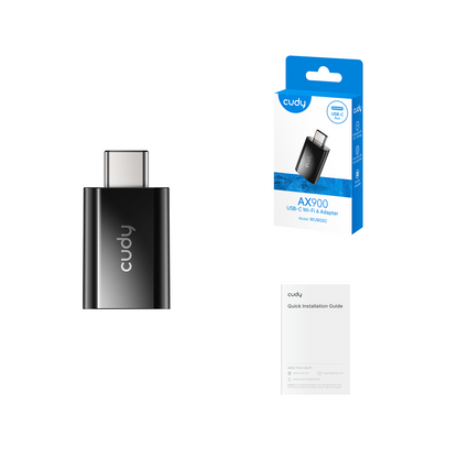 AX900 Çift Bantlı Wi-Fi 6 USB-C Adaptör, WU900C 1.0