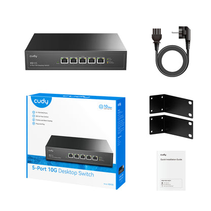 5-Port 10G Desktop Switch, XS105 1.0