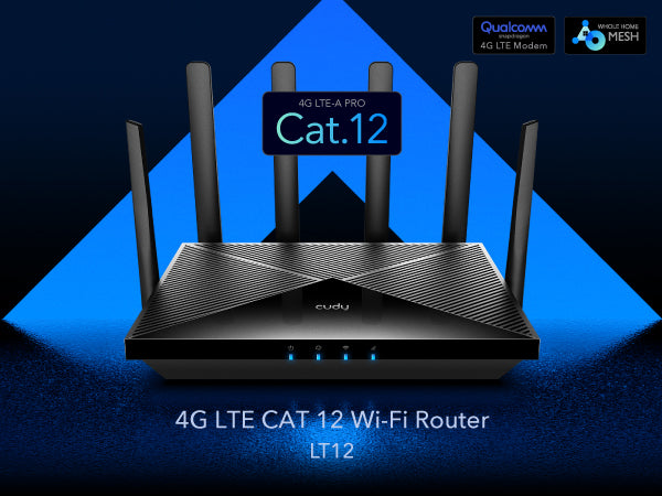 4G Cat 12 AC1200 Wi-Fi Router, LT12 1.0 – Cudy