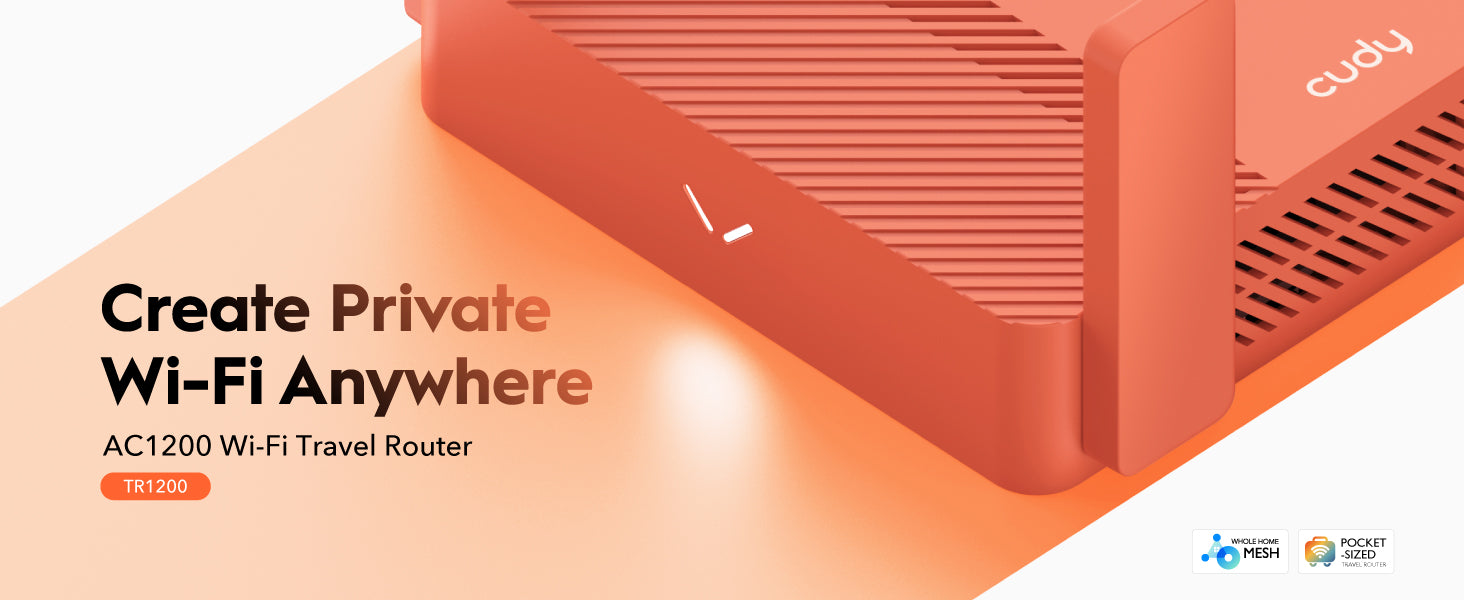 AC1200 Wi-Fi Mini VPN Router, TR1200 1.0 – Cudy
