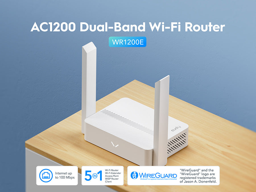 AC1200 Dual-Band Wi-Fi Router, WR1200E 1.0 – Cudy