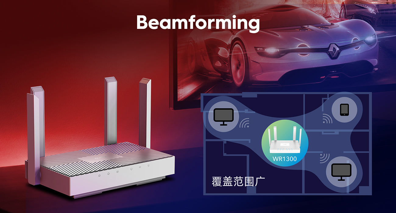 AC1200 千兆Mesh Wi-Fi 路由器, WR1300E 2.0 – Cudy