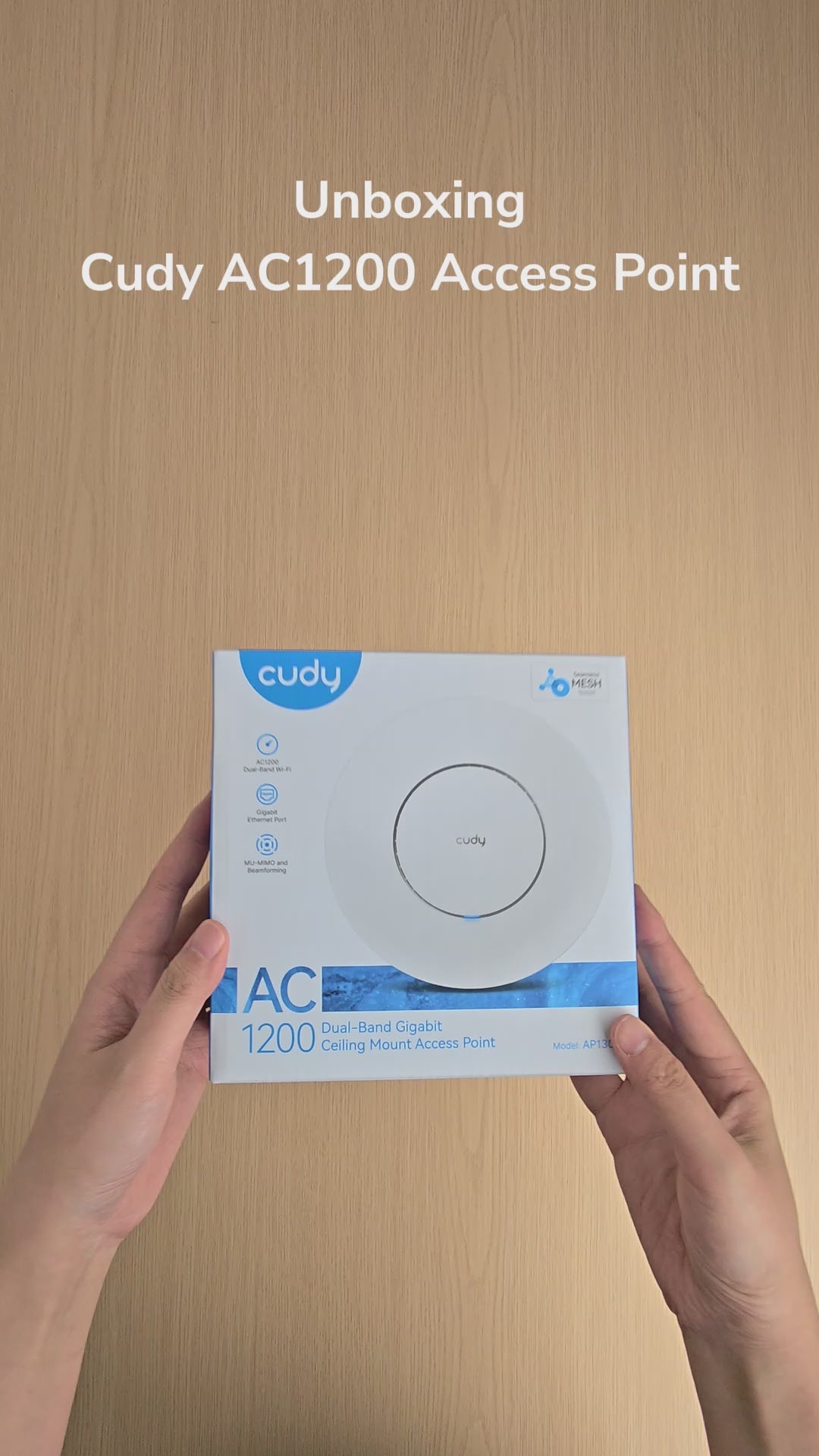 AC1200 Dual-Band Gigabit Wi-Fi Access Point, AP1300 2.0 – Cudy
